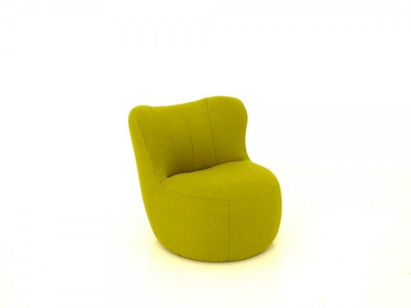 Freistil 173 ROLF BENZ Sessel in grünen Stoff aus der Gummibärenbande