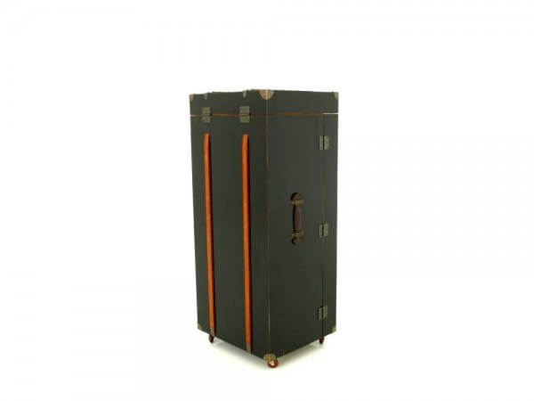 Authentic Models MF134 GRAND LOUNGE TRUNK Bar Koffer mit Klapptisch als Wohnraum Schrank nach histor