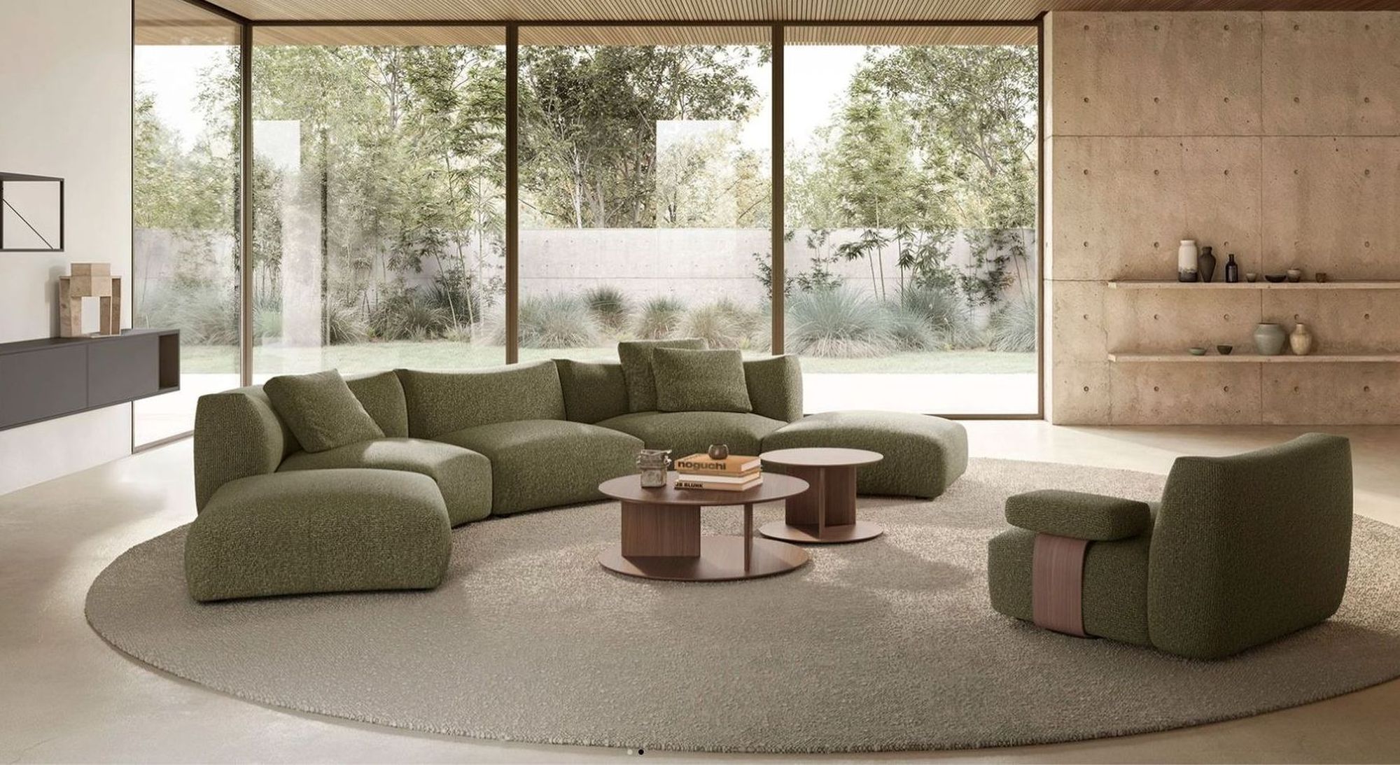 MDF Italia Goom Sofa in modernem Wohnraum für stilvolles Wohnen mit izabela K.