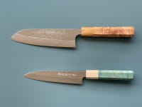 Katsuyasu Kamo Echizen Selection – Santoku 170 Juhyo & Petty 150 Shizuku