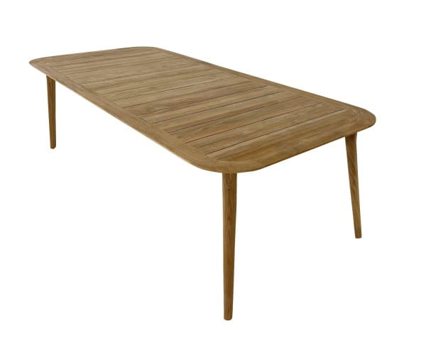 TALENTI MOON TEAK Esstisch in 260 cm Länge für Garten & Terrasse