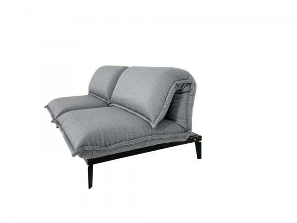 ROLF BENZ NOVA Sofa in basaltgrauen Schurwollstoff zum Liegen, Relaxen und Sitzen