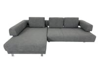 Ewald Schillig SKIN Sofa mit Recamiere links und Sitzvorzug im robusten Stoff 12.700/57 graphit Ewald Schillig SKIN Sofa mit Recamiere links und Sitzvorzug im robusten Stoff 12.700/57 graphit