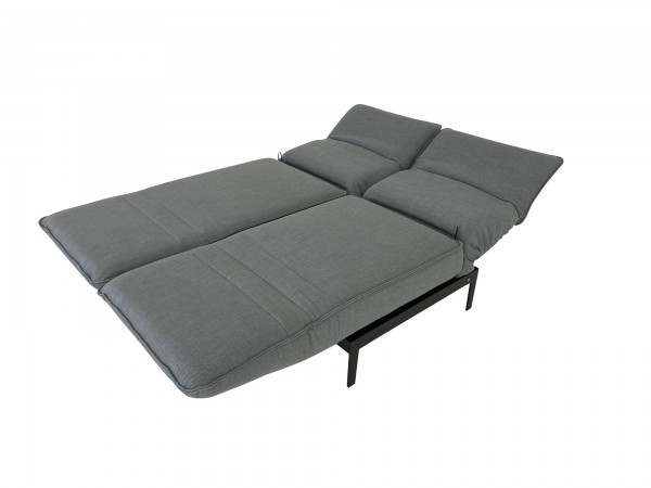 ROLF BENZ MERA Sofa in neuer Stofffarbe umbragrau mit Liegerücken im Sonderangebot