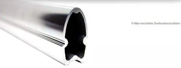 TUUCI Ocean Master MAX Cantilever 305 x 305 cm Ampelschirm Aluminium poliert & Segel weiss