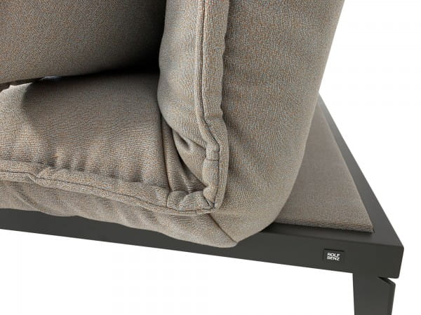ROLF BENZ NOVA Sofa in graubeigen Schurwollstoff zum Liegen, Relaxen und gemütlichen Sitzen