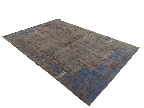 SARTORI ENTIRE KARMA I Vintage Teppich in wunderschönen Erdtönen mit blauen Accenten Farbtönen 298 x