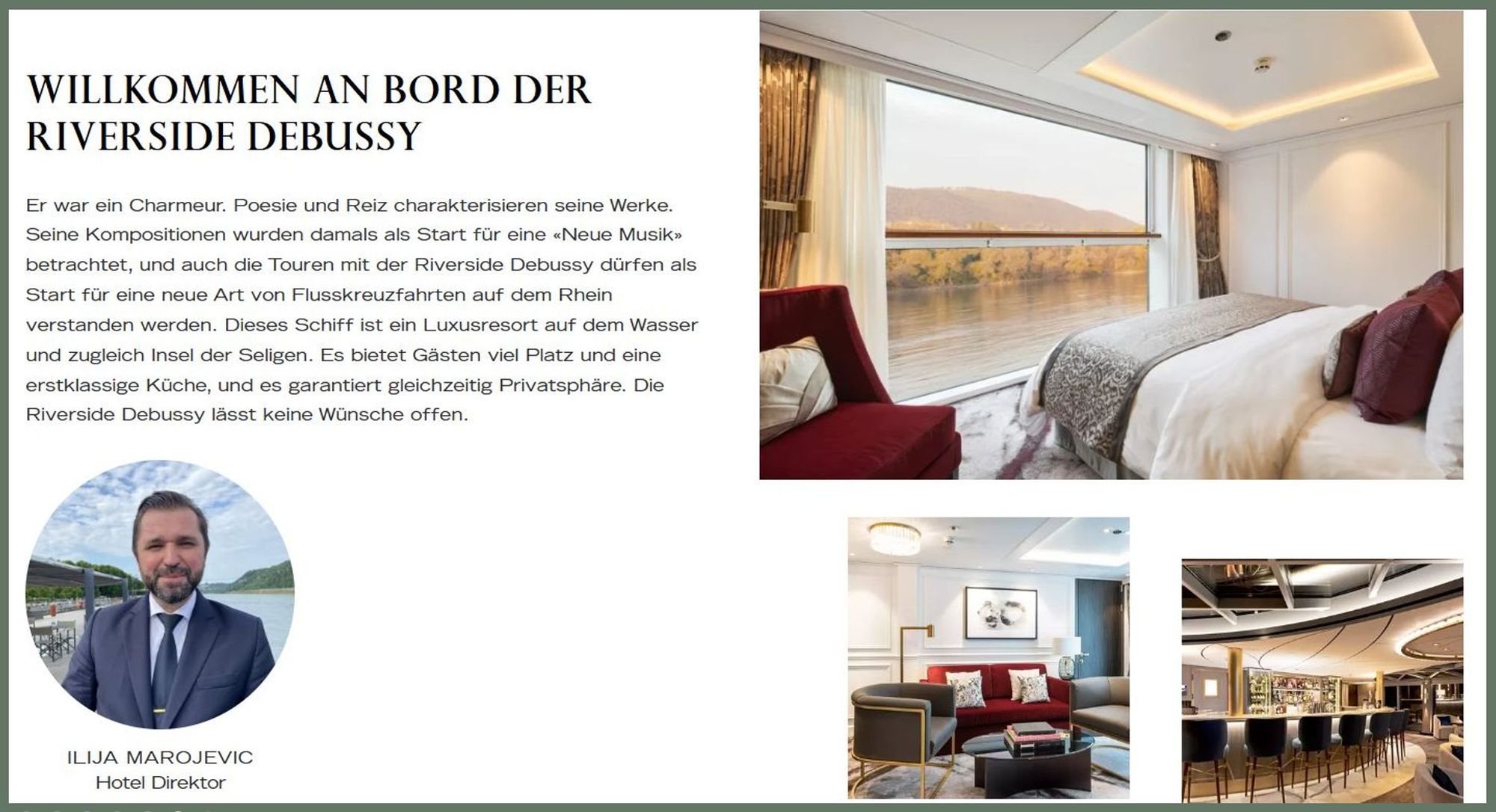 Riverside Debussy - 5* Flusskreuzfahrtschiff