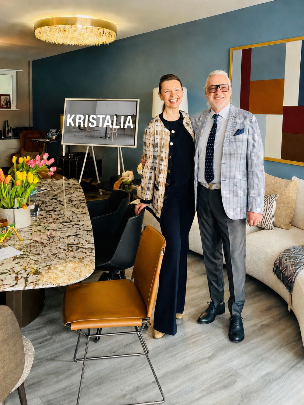 Patrycja und Peter Schubert bei izabela K. als persönliche Ansprechpartner für Kristalia Beratung