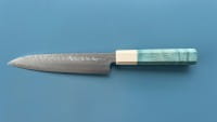 Katsuyasu Kamo Petty 150 Shizuku-Serie – japanisches Allzweckmesser aus VG10-Damaststahl