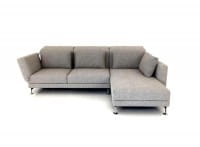Brühl MOULE Sofa mit Recamiere im graubeigen Stoff zum Sonderpreis Brühl MOULE Sofa mit Recamiere im graubeigen Stoff zum Sonderpreis