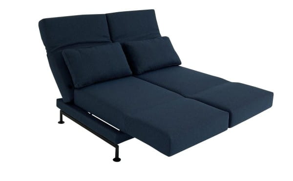 Brühl MOULE MEDIUM Sofa 2 mit Drehsitzen im blaubraunen Stoff
