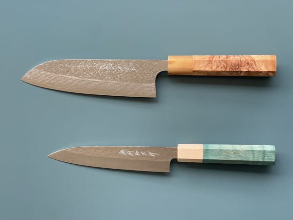 Katsuyasu Kamo Echizen Selection – Santoku 170 Juhyo & Petty 150 Shizuku