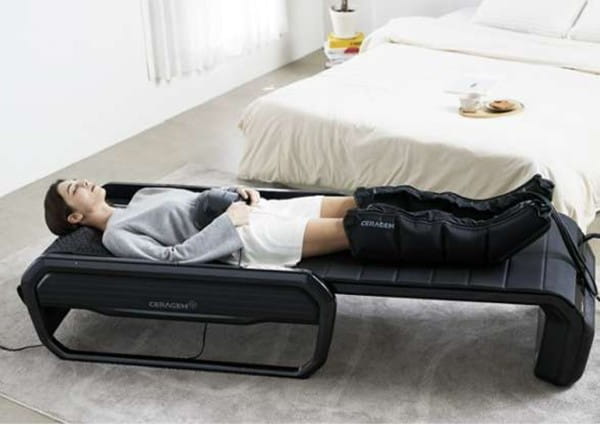 CERAGEM V6 – Premium Thermomassageliege in schwarz, weiß oder braun