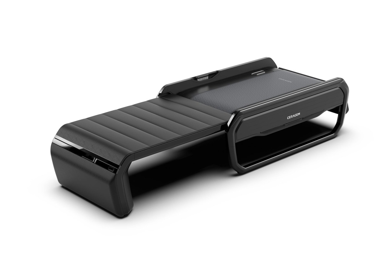 CERAGEM V6 Premium Thermo Massageliege mit Kompression in schwarz