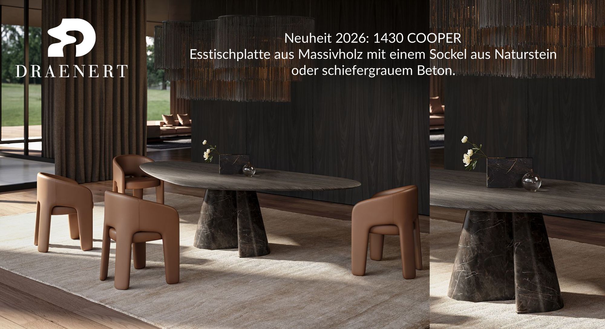 Neuheit 2026 Draenert Cooper Esstisch