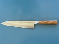 Katsuyasu Kamo Gyuto 210 – japanisches Damaststahl Messer der Chef-Serie
