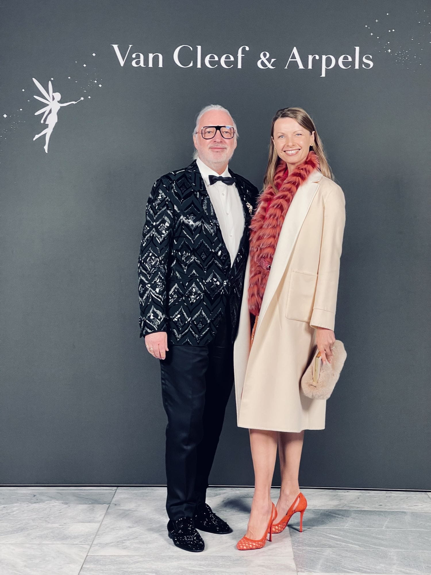 Patrycja & Peter Schubert am 3.12.2025 im Kunsthaus Zürich auf Einladung von Van Cleef & Arpels zur Präsentation der High Jewelry Kreationen