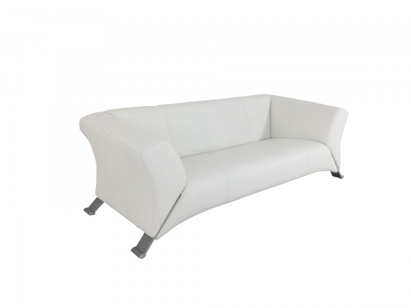 ROLF BENZ 322 Sofa Garnitur Design Klassiker im Set in Nappa Leder weiß