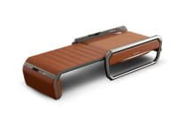 CERAGEM V6 Premium Thermo Massageliege mit Kompression in braun